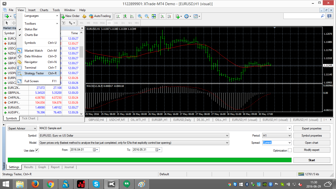 MT4_Analisi_Strategia_Tester