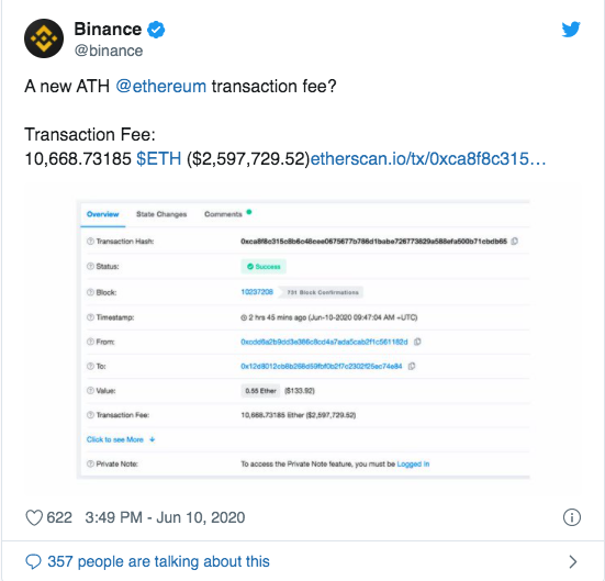 Binance_transazione_criptovalute